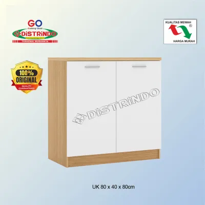 DISTRINDO Kitchen Set 2Pintu Atas / Bawah Lemari Dapur Minimalis