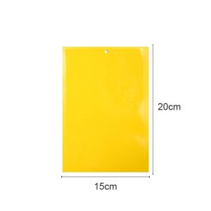 Combo 20 bẫy ruồi vàng siêu dính - Hiệu quả với nhiều loại côn trùng gây hại cho vườn lan rau hoa màu và cây ăn trái