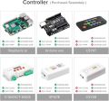 BTF-LIGHTING WS2812B RGB 5050SMD Individually Addressable Digital 16x16 256 Pixels 6.3in x 6.3in LED Matrix Flexible FPCB Dream Full Color Works with K-100. 