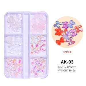 Color Changing Nail Accessories Hiasan Aksesoris Kuku Bisa Berubah Warna dengan Lampu UV Nail Art