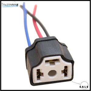 [liujinpeng] H4 9003 Gốm Dây hệ thống dây điện xe đầu ánh sáng Bóng đèn Đèn khai thác ổ cắm cắm