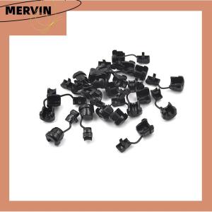 [MERVIN]💖[HOT SALE]🎈🎈 20pc 6N-4 Strain Bushing SJT 18AWG T=0.5 1.6mm Nylon 66 Black