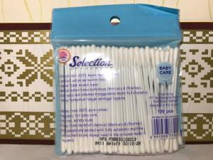 Selection Cotton Bud Baby 100 pcs / Korek Kuping Bayi Selection Cotton bud isi 100 / Selection Cotton Bud Kapas Korek Kuping Cotton bud Bayi Pembersih Kuping isi 100 Pcs