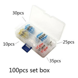 USEFUL TOOL สายไฟฟ้า ความร้อนหดก้น กันน้ำ ปลอกซีลประสาน ขั้วต่อสายไฟ ขั้วต่อซีล ปลอกหุ้มด้วยความร้อน แขนประสาน ขั้วต่อก้นลวดไฟฟ้า ขั้วต่อสายบัดกรี