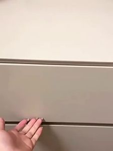 Painted bedside table modern simple light luxury high-end solid wood bedroom small bedside table