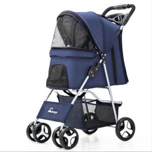 Foldable Pet Trolley/ Carrier Dog Trolley Pets Stroller Dog Stroller Cat Stroller Lightweight