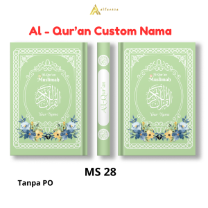 Alfareza - Variasi 5 Alquran Custom For Muslimah Bisa Tulis Nama Tanpa PO Untuk Hadiah Kado Gratis Tanpa Biaya Tambahan