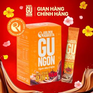 Cà phê GU NGON - 3in1 Vị Đậm - 18 gói x 16gr