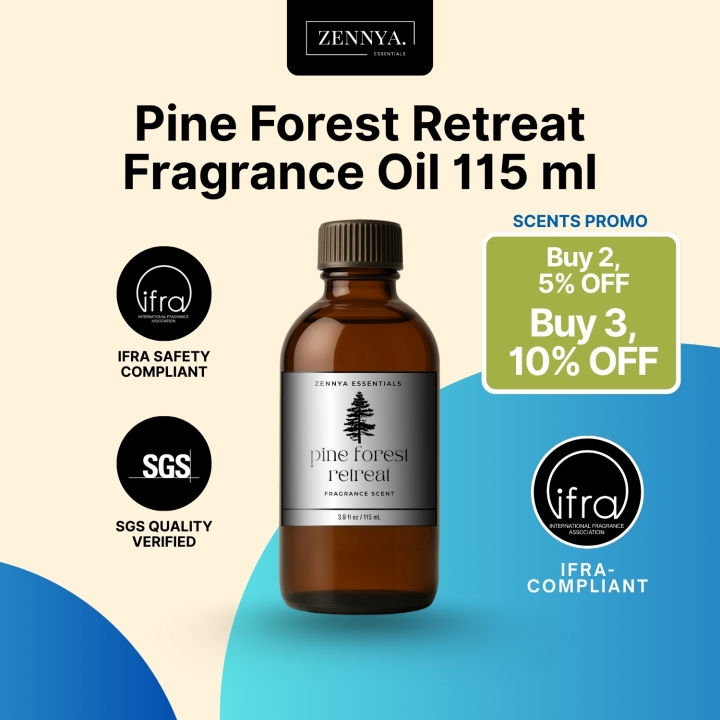 Zennya Essentials Pine Forest Retreat Fragrance Oil Long-Lasting Scent  for Diffusers Invigorating Pine Scent for Everyday Home Fragrance  Lazada