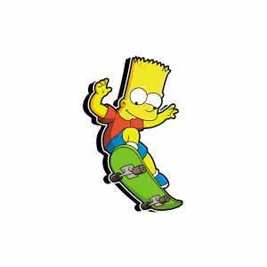 SABLON STIKER DTF PRINTING 14cm TEMA SIMPSONS
