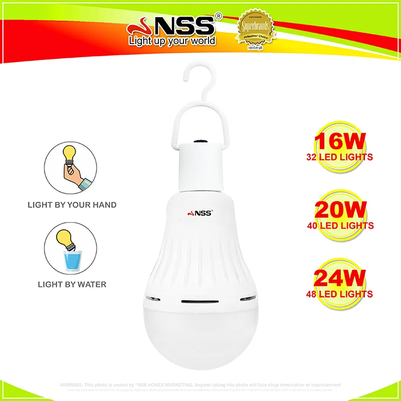 SS 16W 20W 24W LED Bulb LED Light Emergency Bulb Durable Light