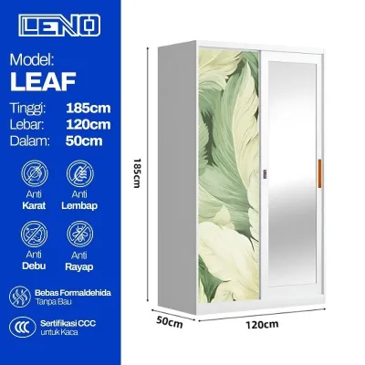 Lemari Baju Besi Sliding Lemari Sliding Besi Almari Besi Sleding 2 Pintu Lemari Besi Sliding 120