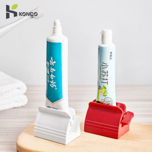 Konco Toothpaste Squeezer Rolling Tube Toothpaste Squeezerที่วางยาสีฟันStand Homeที่บีบยาสีฟันของใช้ในห้องน้ํา