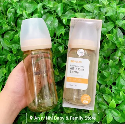 Bình sữa Moyuum Hàn Quốc cho bé [ Nội Địa Hàn ] có núm ti silicon nhựa PPSU 170ml và 270ml