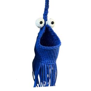 Handmade Crochet Alien Hanger Indoor Hanging Bag Planter Storage Basket for Home Bedroom Office Decoration