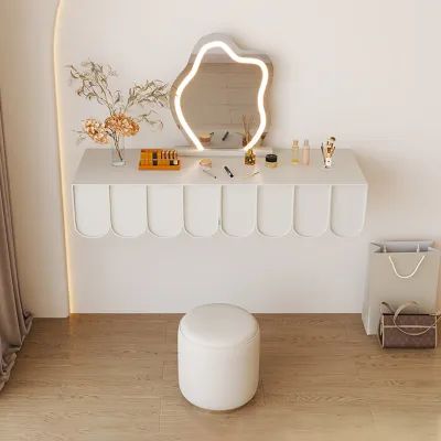 Cream wind hanging dresser hanging dressing table bedroom modern simple small apartment high luxury dressing table