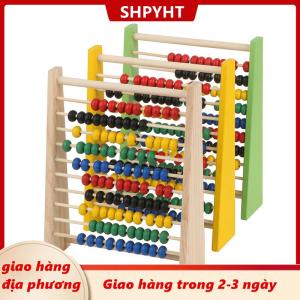 [COD] SHPYHT Giao hàng địa phương Toán học bằng gỗ Bàn tính truy cập Đồ chơi giáo dục cho 3-6 tuổi trẻ em tay-mắt phối hợp Đào Tạo