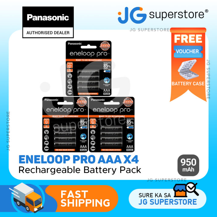 Panasonic Eneloop Pro Bk 4hcce 4bt Rechargeable Battery Aaa Pack Of 4