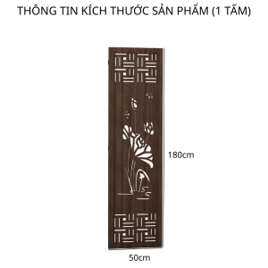 Vách ngăn gỗ nghệ thuật thương hiệu IGA - GP396