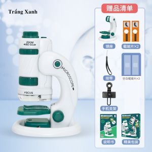 Kính Hiển Vi Điện Tử Cầm Tay Cho Trẻ Có Đế Kèm Theo Zoom Quang Học 60-180x DD347