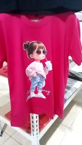 Kaos Polos Anak Pink Fanta Combat 30s