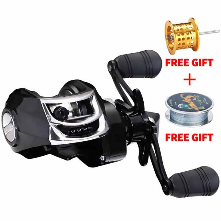 17+1BB BaitCasting Reel 7.1:1 Left / Right Hand Fishing Reel Dual Line Spool 8kg Max Drag Power | Lazada 17+1BB BaitCasting Reel 7.1:1 Left / Right Hand Fishing Reel Dual Line Spool 8kg Max Drag Power | Lazada