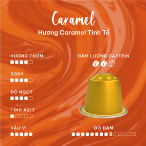 Cà phê viên nén Nespresso - Carraro Rich Flavor - Hộp 10 viên - Nhập khẩu chính hãng từ Ý