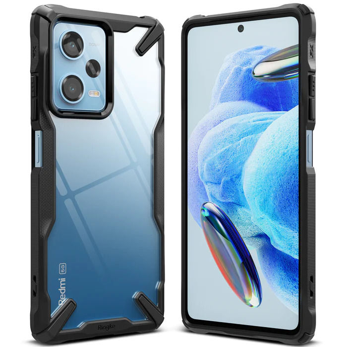 Coque Antichoc Ringke Fusion-X Pour Xiaomi Redmi Note 12 Pro 5G / Poco X5 Pro - Noir Camo