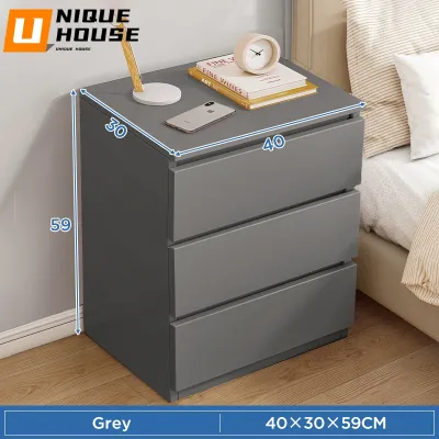 Bedside Table Side Table Bedroom Meja Tepi Katil Meja Sisi Katil Drawer Storage Small Table Modern Nightstand Bedside Cabinet