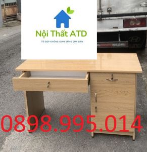 Bàn làm việc văn phòng giá rẻ- bàn làm việc có hộc kéo có khóa- bàn làm việc tại nhà giao nhanh trong 2h hcm bình dương
