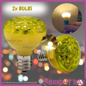 2PCS E12 Bulb Candle Light SMD 9 LED  AC240V Replacement Style Altar Lamp Decorative Light for Home Chilli Light RED