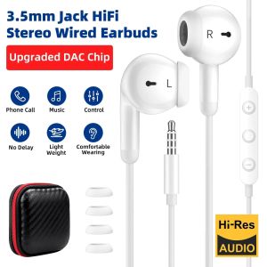 Noise Canceling In-Ear HiFi Headphones with 3.5mm Cable Microphone And Volume Control for iPhone Samsung Computer Laptop MP3/MP42026
