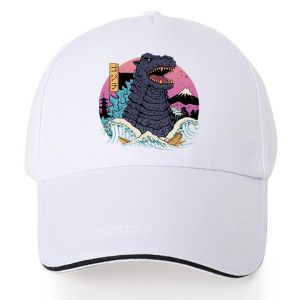 Topi Baseball Baseball Cap Hat Hipster  Japan Cat Print Visors Sun Hats Casual Outdoor Cotton Golf Caps