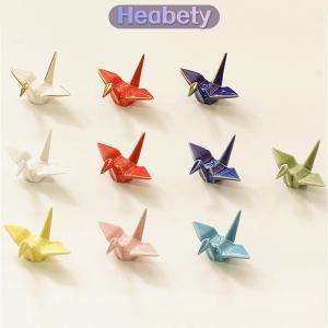 Heabety Giấy Gốm Cần cẩu đũa phần còn lại đũa dĩa muỗng chủ bữa ăn tối muỗng đứng trang trí nhà trang trí tân gia món quà