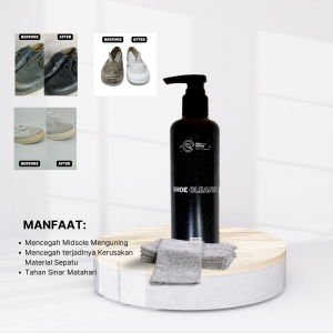 SOLE REVIVE PERAWATAN SEPATU Shoe Cleaner 250 Ml BONUS LAP MICROFIBER