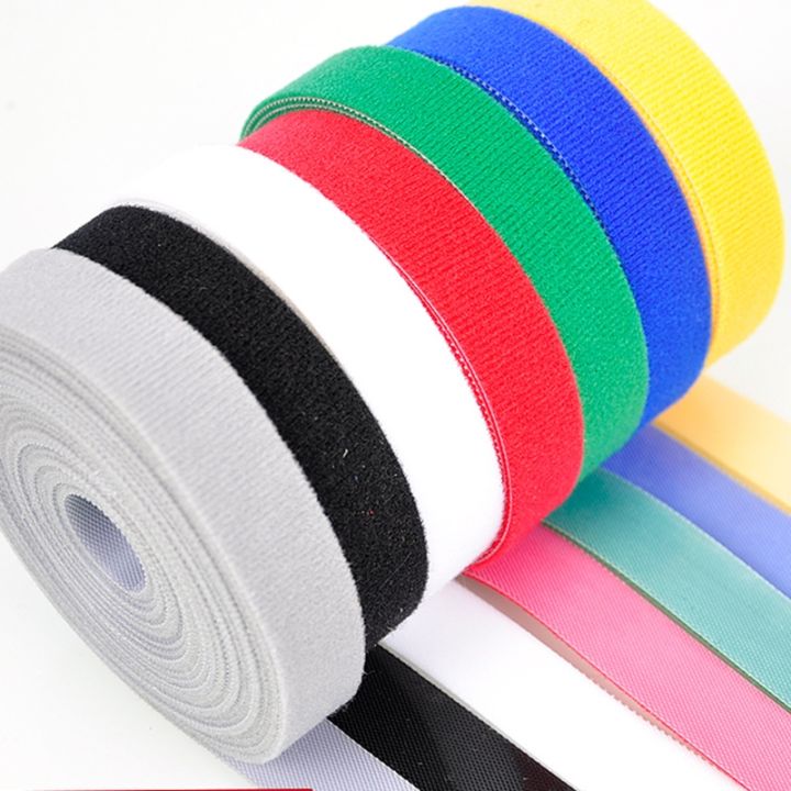 5Meters Nylon Velcros Adhesive Fastener Tape Magic Hooks Loops Cable ...