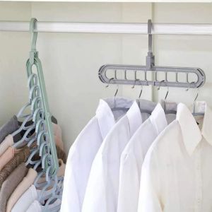Gantungan baju hemat tempat 9 lubang/Hanger Multifunction Multi Port