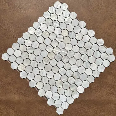 Shell Mosaic Tile Natural White Mother of Pearl Wall Backsplash Bathroom Tiles fish scale sheet kitchen 917