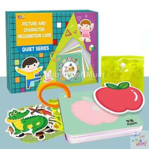 English Chinese Early Education Interactive Flash Card Picture Character Recognization Cards Preschool Education