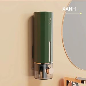 Bình Đựng Sữa Tắm Dầu Gội Treo Tường 450ml – Không Khoan An Toàn Cho Gia Đình Gọn Gàng Phòng Tắm