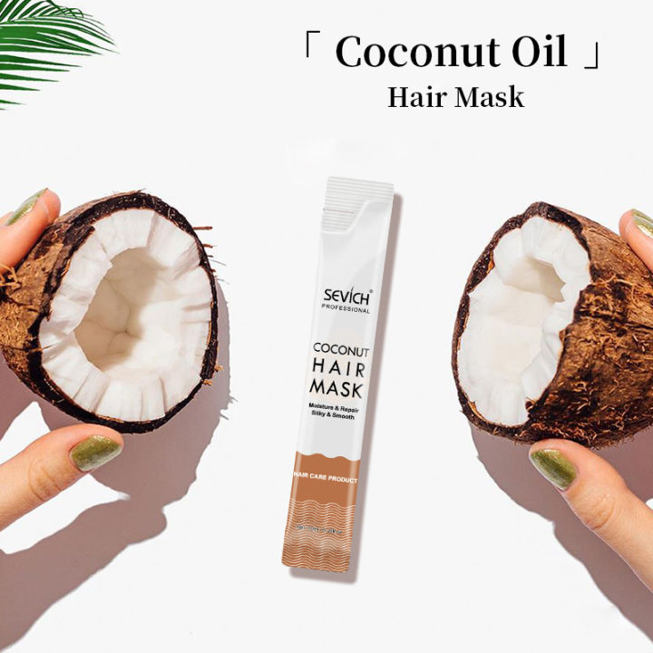 SEVICH Argan Hair Mask Repair Frizzy Hair Coconut Oil Deep Repair Hair