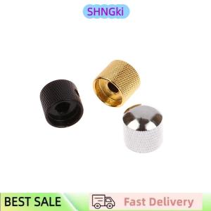 SHNGki 1Pc Metal Electric Bass Guitar Tone Volume Knob Potentiometer Hat Cap Guitar Parts Push Knob With Hole Guitar Accessories