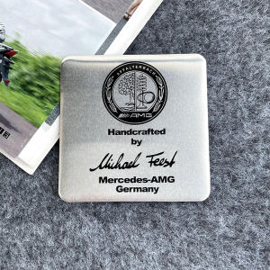 Mercedes-Benz AMG Nhãn Dán Logo Nhôm Cá Nhân Chống Trầy Xước Đề Can Xe Cho Hạng A Hạng C Hạng E Mercedes Benz