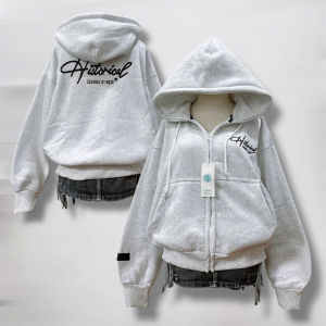 Áo Khoác Hoodie Cardigan Zip Nam Nữ chữ Historical nỉ bông dày logo Túi Trong tay dài Áo Dây Kéo Phao Top Jacket chống nắng
