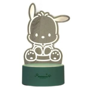 Cute anime Kuromi Cinnamoroll Pochacco My melody Kawaii Night Light Sanrio Cartoon Creative Acrylic USB Night Light Wholesale