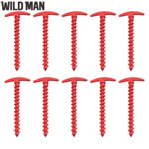 High-Strength Nylon Tent Stakes 10-Pack Durable Camping and Hiking Pegs for Outdoor Activities