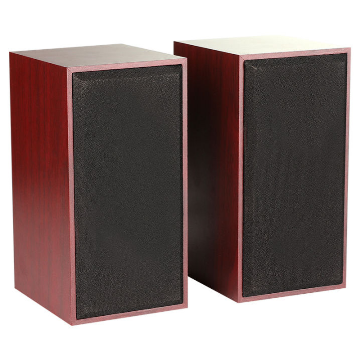 Wooden Bookshelf Speakers for Home Theater Surround Sound and High