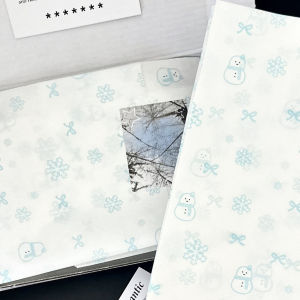 Printed flower transparent luxury DIY paper gift packaging white and purple Christmas gifts shoes