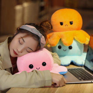 [TẶNG MÓC KHÓA BIA TIGER] GẤU BÔNG BẠCH TUỘC 2 MẶT CẢM XÚC VẢI MINISO SIÊU MỊN CO GIÃN 4 CHIỀU CAO CẤP NHIỀU MÀU