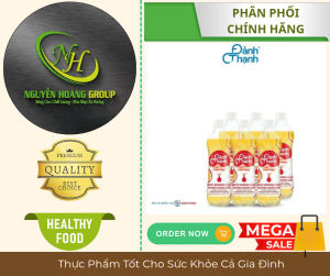 LỐC 6 CHAI - Đảnh Thạnh Nước Khoáng Có Ga Hương Chanh Dây 430 ML